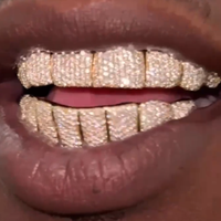 Imprimante 3D dentaire de bureau NOVA3D pour la création de moules DIY de dents en métal doré et de grillz hip-hop personnalisés