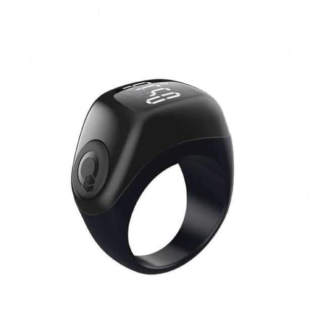 F03 Black With Three Replaceable Holder Broken Screen Display  Wireless Ring Counter