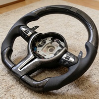 Volant en carbone pour BMW F01 F10 F20 F22 F25 F30 F31 F32 F33 F34 F36 E70 E81 E82 E90 E91 E92 F15 Volant LED