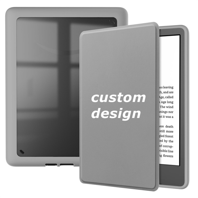 Printable DIY Image Custom Design Case for Kindle Paperwhite 5 2022 6.8 Inch Kindle Auto Sleep Wake Transparent Back Cover