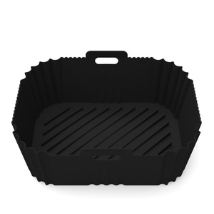 Forros cuadrados de silicona reutilizables ecológicos, bandeja para hornear, freidora de aire, <span class=keywords><strong>horno</strong></span>, <span class=keywords><strong>microondas</strong></span>, accesorios, platos, sartenes - Product Image 3
