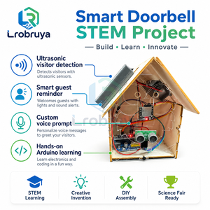 Kit fai da te per campionato di innovazione tecnologica con <span class=keywords><strong>campanello</strong></span> intelligente, piccola invenzione, esperimento scientifico, kit di materiali <span class=keywords><strong>LT</strong></span>-YZ0146 - Product Image 2