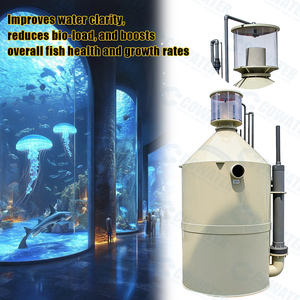 جهاز فصل البروتين الصناعي من كواوتر مصنوع من البولي بروبيلين بتدفق 120 متر مكعب/ساعة مع كأس تجميع للزراعة المائية البحرية التجارية - Product Image 5