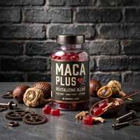 OEM ODM Private Label Maca Plus Gummy Candy 1500mg Kruidenextract Aguaje Fenegriek Vegan Natuurlijke Supplementen voor een volle billenlijn