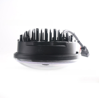 Phare LED de 5,75 pouces avec Angel Eye DRL 40W IP68 Phare de moto Touring Étanche Universel