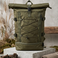 Sac banane unisexe personnalisé en polyester doux avec fermeture éclair, forme carrée, 15 pouces, portable, pour activités sportives et randonnée en extérieur