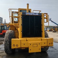 Chargeuse CAT966E d'occasion à prix avantageux, en bon état, avec pièces essentielles intactes et pompe hydraulique d'origine.