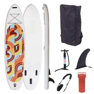 Prancha de surf para esportes aquáticos, placa de remo inflável para surf