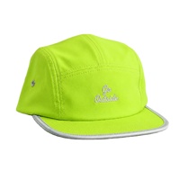 Casquette de course personnalisée pour homme, 5 panneaux, en nylon, logo réfléchissant, séchage rapide, respirante, imperméable, casquette de sport