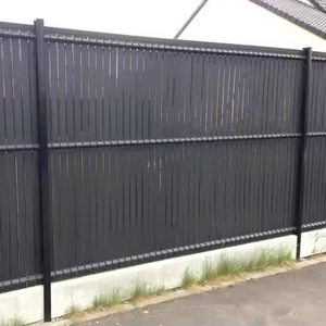 Clôture de sécurité en fer 3D, panneau incurvé, bande verticale, PVC <span class=keywords><strong>rigide</strong></span>, lattes d'intimité, kit Latte, occultation, modélisation 3D, résistant à la corrosion - Product Image 6