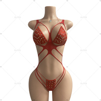 Tenues de strip-teaseuse ELITES, combinaison, bikini, lingerie, combinaison en résille, tenues de lingerie pour la danse sur barre