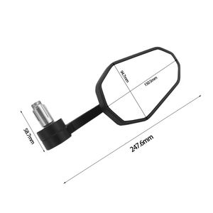 Rétroviseur de course en aluminium pour moto Honda Suzuki <span class=keywords><strong>Kawasaki</strong></span> Cruiser Chopper Sports - Product Image 6