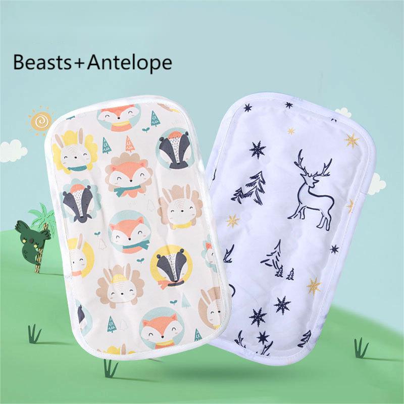 2-piece set [Antelope+Beast] Cool Ice Bead Pillow
