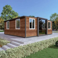 Conteneur d’habitation mobile préfabriqué prêt à l’emploi de 40, 20 ou 30 pieds, maison modulable, villa préfabriquée de 2, 3, 4 ou 5 chambres, habitation portable