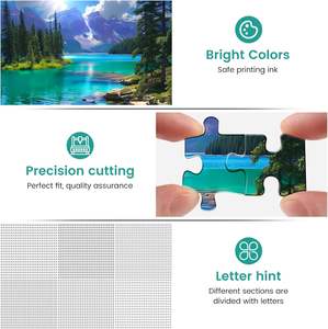 <span class=keywords><strong>Puzzle</strong></span> en carton personnalisé sur mesure, 500 pièces, jouet éducatif DIY, <span class=keywords><strong>paysage</strong></span> pour adultes - Product Image 4