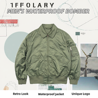 Veste universitaire d'hiver pour homme de haute qualité, en laine, col montant, logo frontal, respirante, tendance, pour l'extérieur