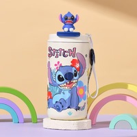 Gobelet à eau en acier inoxydable à isolation sous vide avec motif de poupée Stitch de dessin animé, très vendu, cadeau de grande valeur, 6 à 12 heures