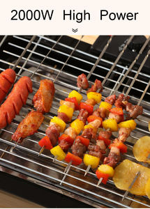 Parrillas eléctricas para barbacoa, Isla interior y exterior, sin humo, Mini <span class=keywords><strong>Mesa</strong></span> coreana, <span class=keywords><strong>asador</strong></span> de carbón, estufa, Motor rotativo, placa comercial - Product Image 5