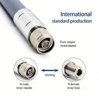 Antena Wifi 2.4G 8dbi, Antena Omnidireccional de Fibra de Vidrio para Exteriores, Antena de Alta Ganancia