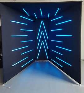Para Vogue, elegante cabina de fotos portátil, Fondo de túnel de luz, marco de carcasa emergente, Compatibilidad de cámara, elegante <span class=keywords><strong>estudio</strong></span> Backdr - Product Image 3
