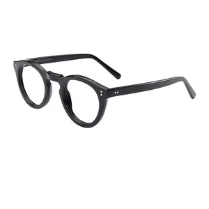 Moda asetat kalın çerçeve gözlük çerçeve yok lensler moda süslemeleri gözlük