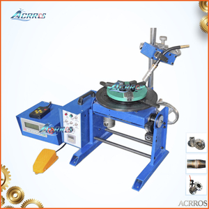 Voltage 220v Foot Pedal 90 Degree Tilting Rotating Welding Turntable Adjustable Torch Holder Loading 200kg Welding Positioners - Product Image 4