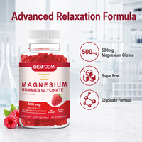 Complément Alimentaire Gommes de Glycinate de Magnésium OEM/ODM – Antioxydant, Soutien Immunitaire, Énergie Accrue, Vitamines pour Adultes, Aliment Santé