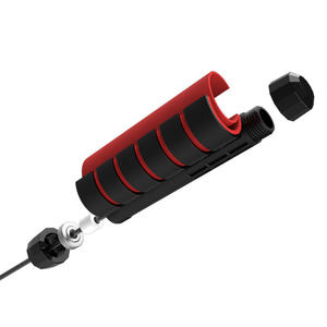 <span class=keywords><strong>Corde</strong></span> à <span class=keywords><strong>sauter</strong></span> unisexe Get-Fit de haute qualité avec logo personnalisé en mousse PVC et fil d'acier, capacité de charge de 1 kg, 2,8 m, pour la maison, la salle de sport ou un usage commercial - Product Image 5