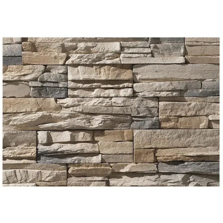 装飾壁石の壁装飾繊維セメントボードタイプ