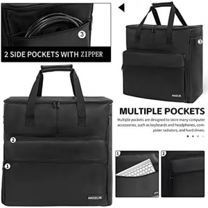 Housse pour ordinateur portable compatible avec les ordinateurs portables de 15 à 15,6 pouces, sacoche pour tablette, sac de transport - Product Image 4