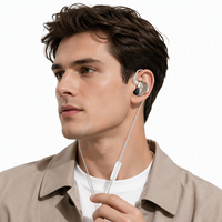 Écouteurs intra-auriculaires GK Kunten PRO avec diaphragme polymère + aimant rubidium, unité dynamique, prise 3,5 mm / Type-C