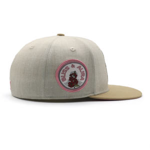 TCAP OEM/ODM Chapeaux de basket-ball ajustés avec logo Casquettes à broderie personnalisée à 6 panneaux à bord plat - Product Image 2