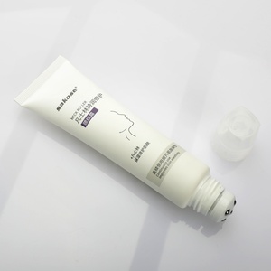 Wholesale Custom Empty Cosmetic Container Packaging <b>Tube</b> Roll Ball Massage Neck Hand Cream <b>Plastic</b> Soft Touch PCR Squeeze <b>Tubes</b> - Product Image 3
