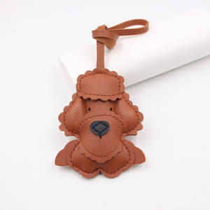 Porte-clés en cuir PU en forme de chiot Teddy, 13 couleurs, mignon, pendentif pour sac, mini sac à main vintage, accessoire pour la rentrée scolaire, durable - Product Image 3