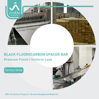 Barres d'espacement en alliage d'aluminium noir anti-oxydation pour verre isolant dans les systèmes de double vitrage pour fenêtres et portes en aluminium (IGU Spacer)