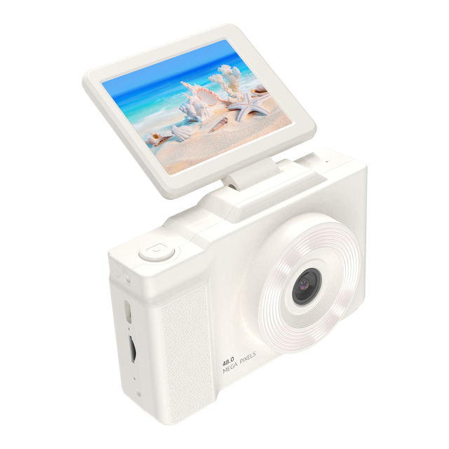 Photography Digital Camera 48MP 1080P Video Camera for Vlogging With Flip Screen Autofocus Lightweight Professional Selfie Cam