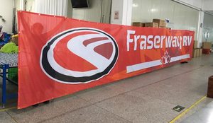 Kỹ thuật số in quảng cáo di động ngoài trời Polyester quảng cáo biểu ngữ tùy chỉnh - Product Image 2