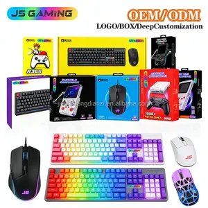 JSGAMING Nuevo Teclado y Ratón para Juegos, Interfaz USB, Cableado, Retroiluminado - Product Image 3