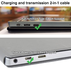 100W <b>USB</b> 3.2 Gen 2X2 Display Monitor Link Data Transfer Video <b>Cable</b> for Lepow Z1 15.6 In, InnoView, ASUS ZenScreen, KYY, Cocopar - Product Image 3