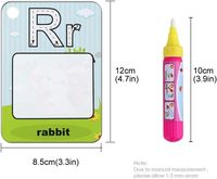 Livre d'activités réutilisable de peinture à l'eau magique pour l'éducation préscolaire des bébés (Origine Zhejiang)