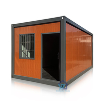 Conteneur de bureau portable pliable, installation rapide, maison conteneur préfabriquée, idéal pour cabane de vacances ou studio