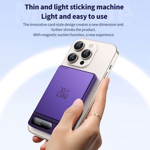 Batería Externa Compacta Ultrafina de 5000 mAh con Carga Inalámbrica Magnética Rápida, Compatible con Teléfonos Móviles, Impresión Personalizada - Product Image 6