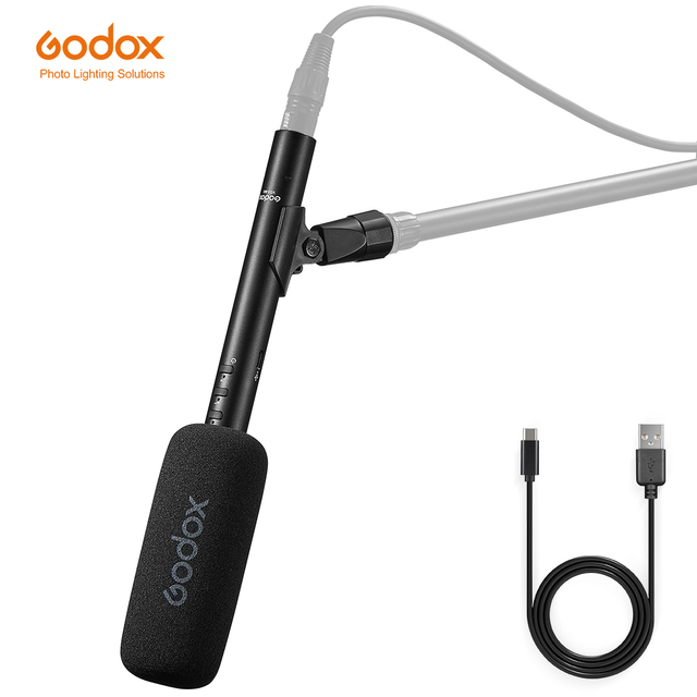 G/odox VDS-M3 Rechargeable Supercardioid Condenser Shotgun Microphone