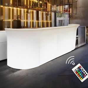 Vente directe d'usine, éclairage coloré, 16 couleurs RVB, comptoir d'événements multifonctionnel, comptoir de bar <span class=keywords><strong>LED</strong></span> portable - Product Image 5