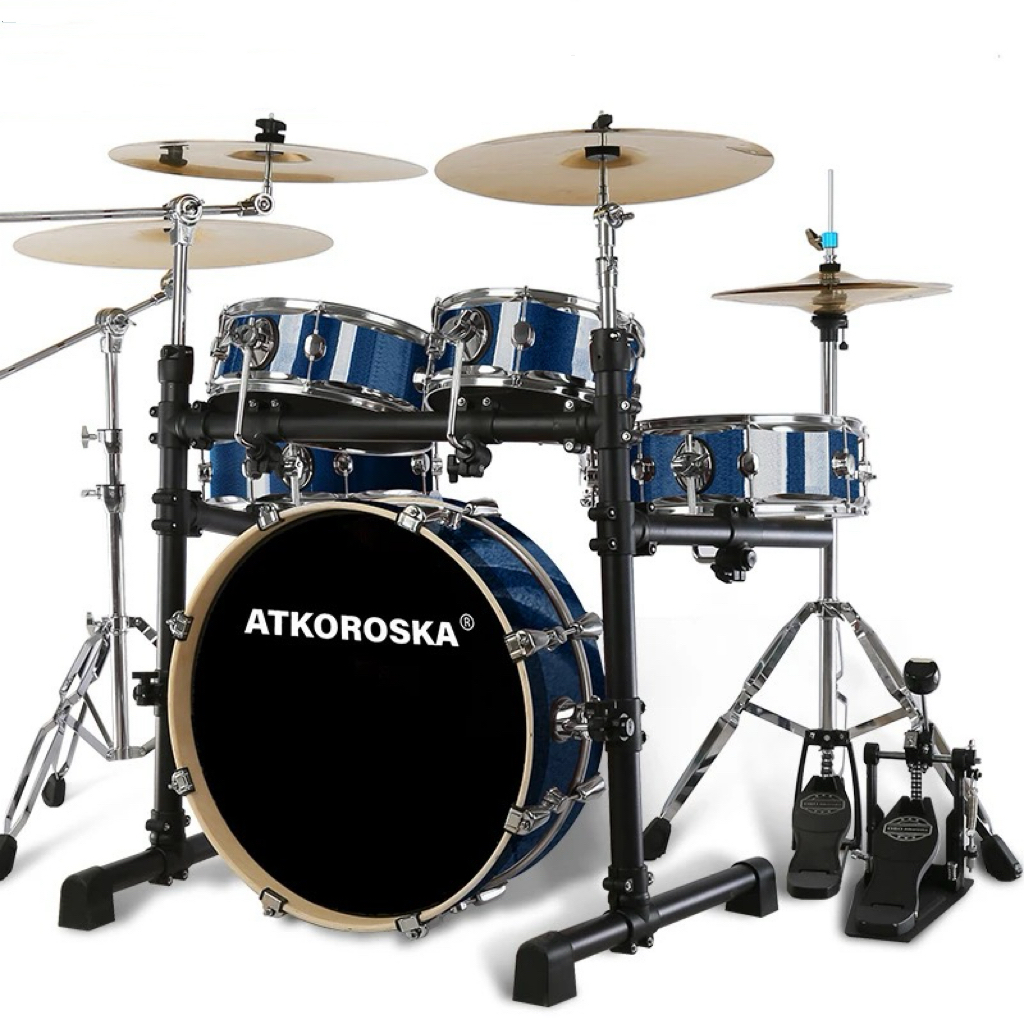 Deep Blue D10 Polished (5-Drum 4-Cymbal)