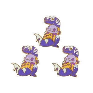 เข็มกลัดเคลือบแข็งรูปมังกร ดีไซน์หลากหลาย สีสันและลายพิมพ์แตกต่างกัน ไม่มีขั้นต่ำในการสั่งซื้อ - Product Image 4