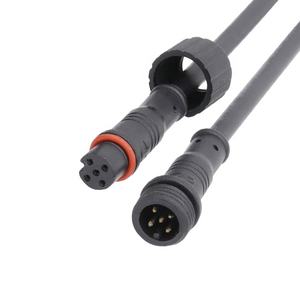 Auhua Produsen Barang Spot 2 Pin M12 Pvc Dibentuk Pria Wanita Tahan Air Konektor Kabel IP65 - Product Image 5