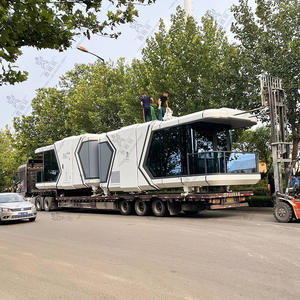 Hôtel capsule spatiale, maison à bulles, expérience technologique, hébergement populaire sur internet, multifonctionnel, en bord de mer, site touristique en plein air - Product Image 2