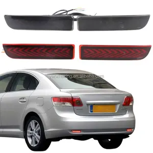 Car LED Rear Bumper Lamps For Toyota Avensis 2009 2010 2011 Fog Lamps Brake Turn Signal Reflector Indicators Taillights