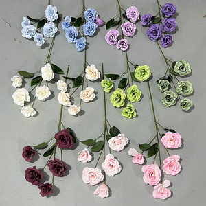 Nouveau bouquet de fleurs artificielles en forme de campanule, fleurs en soie, décorations de mariage, accessoires de photographie en extérieur, décoration intérieure - Product Image 2